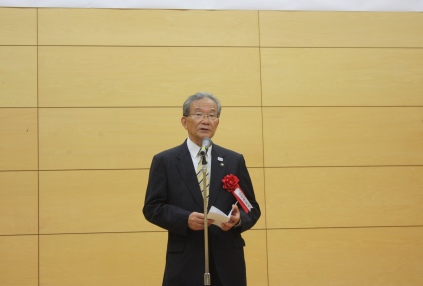 谷井博美宗像市長による祝辞