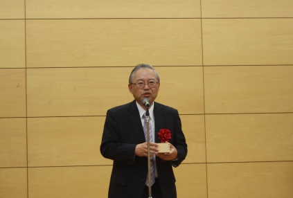 遠矢修宗像市教育委員会教育長による乾杯
